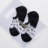 Dámské kotníkové průsvitné ponožky A1047 černá