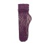 Dámské krajkové ponožky fialová