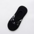 Dámske krátke ponožky - Mačky A721 čierna
