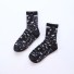 Dámské leopardí ponožky černá