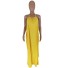 Dámské letní maxi šaty P1006 žlutá