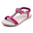 Dámské letní sandály v nádherném designu tmavě růžová
