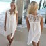 Dámské letní šaty volné bílá