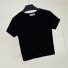 Dámské nařasené tričko A1085 černá