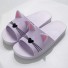 Dámske papuče s mačkou A1776 svetlo fialová
