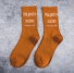 Dámske pohodlné ponožky oranžová