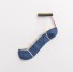 Dámske polopriesvitné ponožky A1051 modrá