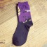 Dámské ponožky na Halloween fialová
