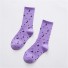 Dámske ponožky - Nočná obloha fialová