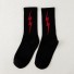 Dámske ponožky s bleskom čierna