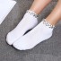 Dámske ponožky s hviezdami biela