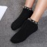 Dámske ponožky s hviezdami čierna