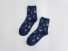 Dámské ponožky s kaktusy tmavě modrá