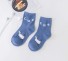 Dámské ponožky s kočkami modrá