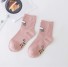 Dámské ponožky s kočkami růžová