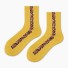 Dámské ponožky s leopardím pruhem žlutá