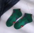 Dámske ponožky s listami konope zelená