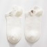 Dámske ponožky s mačičkou biela