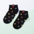 Dámske ponožky s maňušky čierna