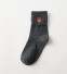 Dámské ponožky s medvídky tmavě šedá