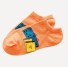 Dámske ponožky s obrázkami oranžová