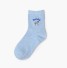 Dámské ponožky s pejskem A897 modrá