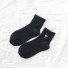 Dámske ponožky s plameniakmi čierna