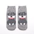 Dámske ponožky s psíkom sivá