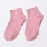 Dámské ponožky s psíky růžová