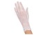 Dámske priesvitné rukavice s čipkou biela