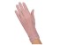 Dámske priesvitné rukavice s čipkou ružová