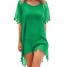 Dámske priesvitné šaty P262 zelená
