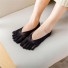 Dámske prstové ponožky čierna