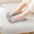 Dámske prstové ponožky sivá