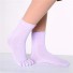 Dámske prstové termoregulačné ponožky svetlo fialová