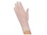 Dámské průsvitné rukavice s krajkou béžova