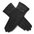 Dámské rukavice s krajkou J3119 černá