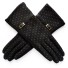 Dámské rukavice s přezkou J2832 černá