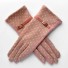 Dámské rukavice s přezkou J2832 růžová