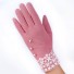 Dámske rukavice so zaujímavými detailmi J2834 svetlo ružová