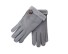 Dámske rukavice z kože J1145 sivá