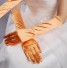 Dámské saténové rukavice oranžová