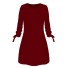 Dámské šaty Chiara - nadměrné velikosti vínová