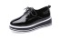 Dámske spoločenské topánky - Poltopánky J1154 čierna