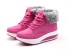 Dámské stylové boty na zimu J1771 růžová