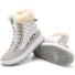 Dámske štýlové členkové topánky s hviezdami J1164 biela