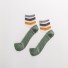 Dámske štýlové transparentné ponožky zelená