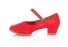 Dámske tanečné topánky 82005 červená