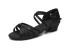 Dámske tanečné topánky 82006 čierna