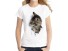 Dámské tričko 3D s kočkou J539 3